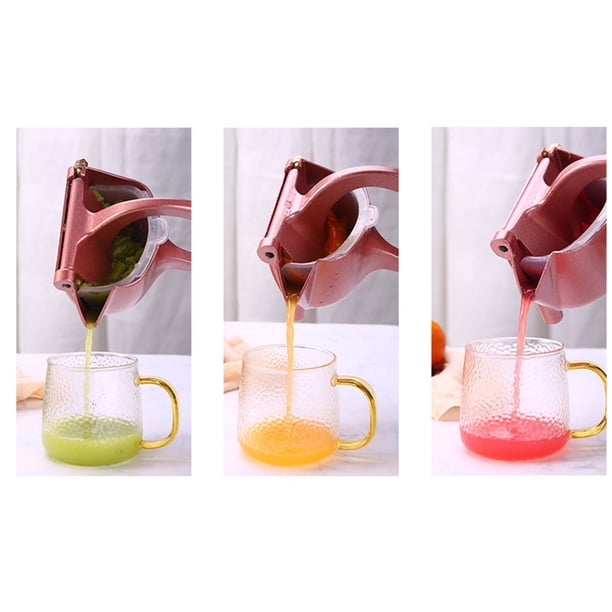 Metal Manual Juicer Fruit Squeezer Juice Squeezer Lemon Orange Juicer Press Household Multifunctional Juicer - Gray blue