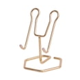 thumbnail image 2 of Soporte para teléfono, soporte universal de alambre de metal, elegante para teléfono móvil, ideal para oficina, sala de estar, dormitorio Oro, 2 of 8