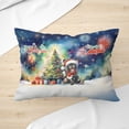 thumbnail image 3 of Merry Christmas and Happy New Year Santa French Bulldog Holiday Xmas Winter 2025 Pillow Cushion Double Sided Dog Lover Gifts Throw Pillow - 00024, 3 of 4