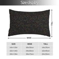 thumbnail image 2 of Honeii Doodle Dinosaur Print Pillow Cases,Plush Throw Pillow Covers,Decorative Pillowcase for Sofa, Couch, Living Room-20"x30", 2 of 6