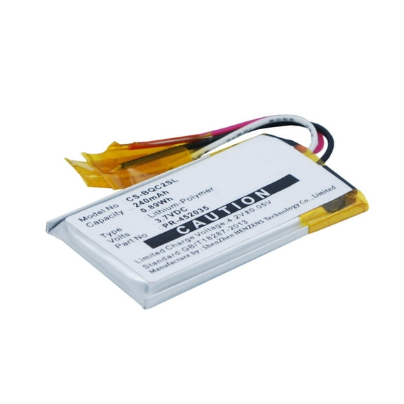 Replacement Battery for Bose QC20,QuietComfort 20,PR-452035,3.7V/240mAh