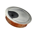 thumbnail image 2 of 80mm Cable Hole Cover Desk Wire Hole Cover Base Computer Grommet Table Cable Outlet Port Surface Line Box Tidy Wire Cover, 2 of 8