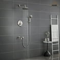 thumbnail image 3 of Boyel Living 8.3" Shower Faucet Set Wall-Mounted Rain Shower Faucet with Pressure Balanced Valve with Bathtub Spout锛孊rushed Nickle, 3 of 11
