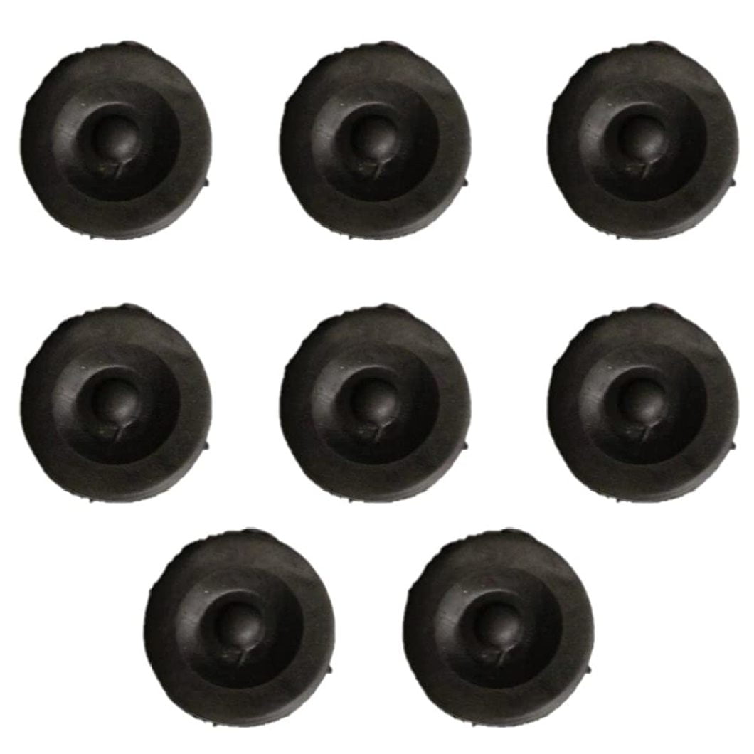 Lot of 8 Trailer Camper Axle Rubber Grease Plug Hub Dust Cap Fits