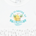 thumbnail image 4 of Inktastic Life's Better at the Beach Girls Baby Dress, 4 of 5
