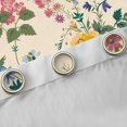 thumbnail image 4 of Homewish Country Floral Blackout Curtains Set of 2 (52x84 Each),Natural Plant Window Curtains,Colorful Flower Curtains and Drapes For Men Women,Super Cozy Room Decor, 4 of 6