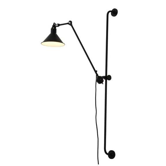Bethel International Wall Sconce Matte Black Metal