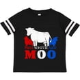 thumbnail image 3 of Inktastic Red, White and Moo Boys or Girls Toddler T-Shirt, 3 of 5