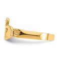 thumbnail image 4 of 14k Yellow Gold Baby Claddagh Ring, 4 of 9