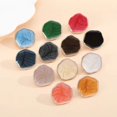 thumbnail image 2 of Water Wave Shank Buttons Irregular Plastic Plating For Coats Jackets 10pcs, 2 of 6