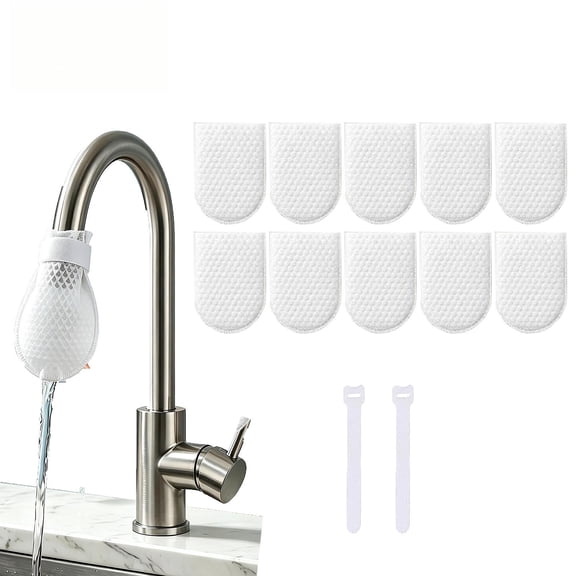 10pcs Faucet Filter Mesh Cotton Bag Percolator Sink Strainer for Home Kitchen Tap Reducing Impurities Clean Water Accessory