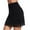 Black, variant on DecSea Half Slips for Women Under Dress Long Half Slip Under Skirt with Lace Trim Size S-XXL