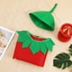 thumbnail image 2 of Disfraz infantil con diseño de frutas y verduras, creativo y divertido, para cosplay, fiesta infantil, desfile de moda (forma de fresa)., 2 of 6