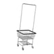 thumbnail image 5 of Ropa de ropa enrollable Rack de ropa de metal Ropa de ropa pesada Ajustable para exhibición Almacenamiento de almacenamiento de dormitorio Armario Dobladillo negro, 5 of 7