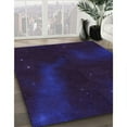 thumbnail image 3 of Ahgly Company Machine Washable Indoor Rectangle Transitional Purple Amethyst Purple Area Rugs, 4' x 6', 3 of 7