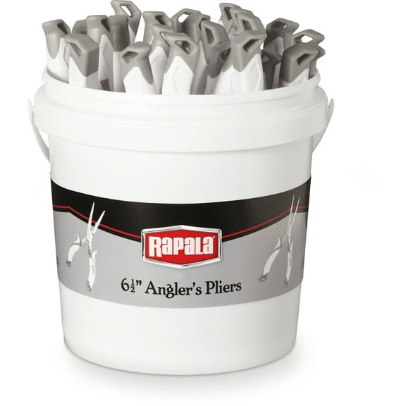 Rapala SACP6B Salt Angler's Needle Nose Pliers 6.5" Co-Molded Grips
