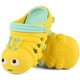 thumbnail image 1 of Cómodos zuecos para niños pequeños, sandalias suaves para niños pequeños, pantuflas para bebés, divertidos zuecos de jardín con diseño de oruga, zapatos para niñas y niños, amarillo WD.WDQZL Hogar, 1 of 6