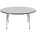thumbnail image 3 of ECR4Kids 60in Round Everyday T-Mold Adjustable Activity Table Grey/Black - Standard Ball, 3 of 4