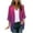 Hot Pink, variant on SELONE Womens Open Cardigan for Summer Chiffon Lightweight Outer Layer Shirts Soft Petite Gradient Casual Cover Up Brown M