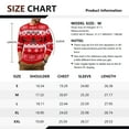 thumbnail image 5 of Iceglad Men's Ugly Christmas Sweater Reindeer Snowflake Print Acrylic Knitted Pullover, 5 of 7