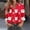 B-Red, variant on Christmas Women's Button down Shirts Casual Plus Size Santa Claus Long Sleeve Tee Tops Snowflake Collared Blouses Slim Festive Party Clothing