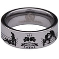 thumbnail image 6 of Boxing Tungsten Carbide Ring, 6 of 9