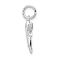 thumbnail image 2 of Sterling Silver Rhodium-plated CZ Dragonfly Pendant, 2 of 3