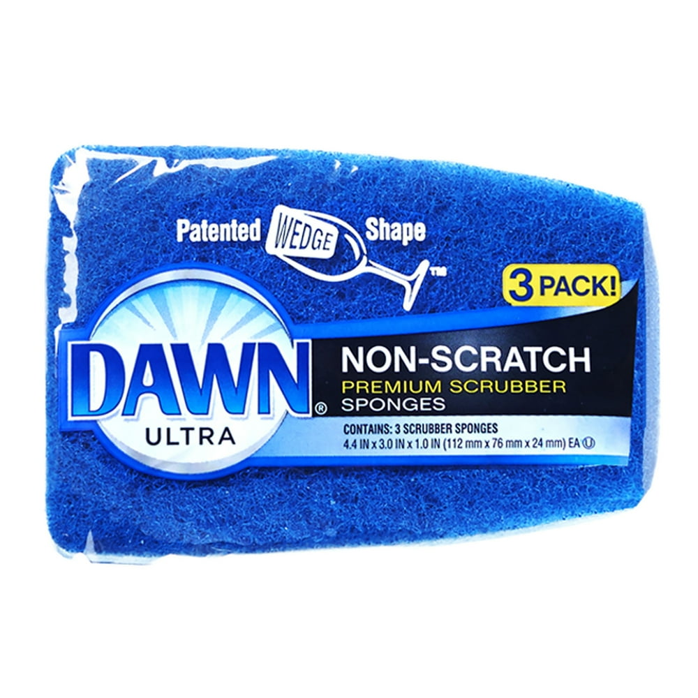 438062 Dawn NonScratch Sponge 3 PK