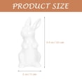 thumbnail image 2 of CIMAXIC Easter Exquisite Rabbit Statue Desktop Adornment Ceramic Rabbit Easter Adornment,3.94"X1.97"X1.97", 2 of 5