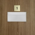 thumbnail image 4 of Masteelf Aluminum Name Plate Holder For Office Doors And Walls Blank Replaceable Sign For Cubicles And Apartments Business Door Sign, 4 of 8