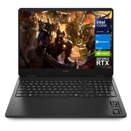 HP OMEN 16" FHD+ 144Hz RTX 5060 Gaming Laptop, Intel Ultra 9 285H, 16GB RAM, 512GB SSD, Black