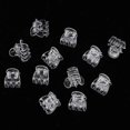 thumbnail image 3 of 50Pcs Transparent 6 Claws Orchid Clips Plastic Butterfly Flowers Support Clear Fixer For Garden Vine Stem Plants Climbing, 3 of 5