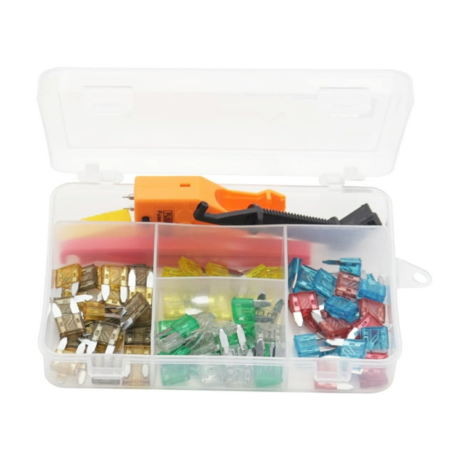 Kit surtido de fusibles para automóvil Fusibles de hoja estándar Pie pequeño en punta