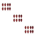 thumbnail image 1 of relayinert 8pieces Tree Decoration Eye-catching Pine Cone Decorations For Festive Wine Red 3Set, 1 of 6