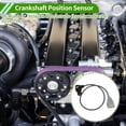 thumbnail image 2 of Sensores de posición del cigüeñal Unique Bargains No.021906433E para Audi Q7 Base, Premium 3.6 2007-2010, resistente negro gris, sensor CKP de motor, metal plástico, 1 Pc, 2 of 6