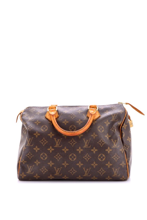 Pre-Owned Speedy Handbag Monogram Canvas 30 By Rebag