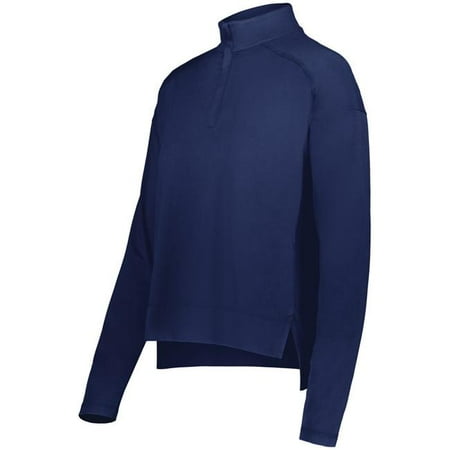 Holloway Ladies Ventura 0.25 Zip Pullover  Navy - Medium