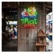 thumbnail image 5 of Letrero De Neón Thai Food Open, Ideal Para Decoración De Pared De Cocina Y Restaurante, Con Luz Regulable De 42cmx52cm, 5 of 6