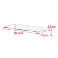 thumbnail image 4 of serony Contemporary Acrylic Storage Shelf Chic Book Shelf Holder for Bathroom Home Office Shelves Display Style A 1Set, 4 of 6