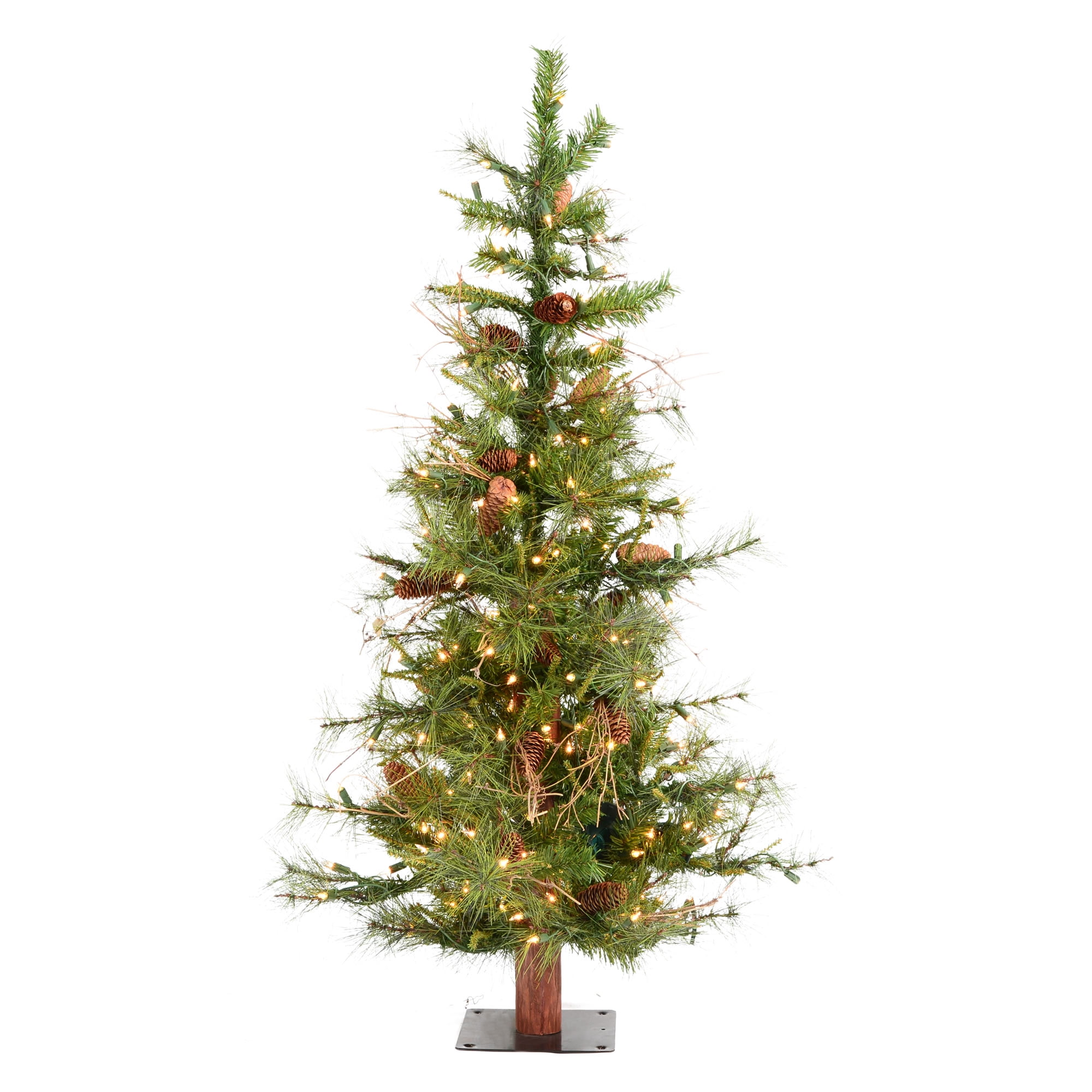 Vickerman 5' Ashland Artificial Christmas Tree, Clear Dura-lit ...