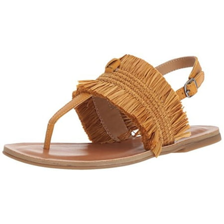 

Lucky Brand Akerlei Flat Sandal Saffron Brown Thong Sandals