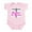 Petal Pink, variant on CafePress - Dad's Lil Grunt Infant Bodysuit - Baby Light Bodysuit, Size Newborn - 24 Months