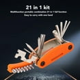 thumbnail image 3 of Multiherramienta 20 En 1 Para Bicicleta, Herramienta De Reparación De Diseño Integrado Portátil, Mantenimiento De Emergencia, Kit De Bicicleta De Montaña Para Viajes Y, 3 of 7