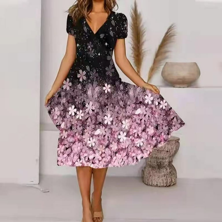 Summer Saving Wycnly Dresses for Women Plus Size Fashion 2 Pieces