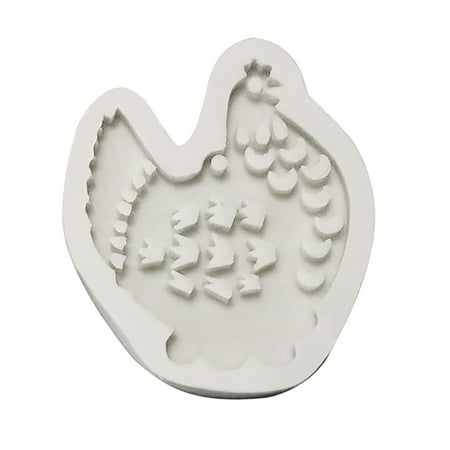 

Huaai Cake Mould Diy Easter Hen Silicone Molds Cake Molds Baking Tools Candle Molds Biscuits Molds Epoxy Molds B