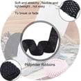 thumbnail image 4 of Cinta elástica de crochet de 5,5 yardas y 2,8" de ancho para diadema, accesorio para el cabello, top de tubo, color negro., 4 of 9