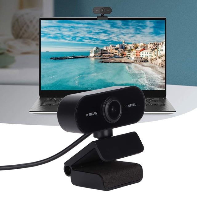 1080P Webcam, USB Free Drive Stereo Clear Output HD Webcam Plug And Play For Live Broadcast For Conference For Video Call