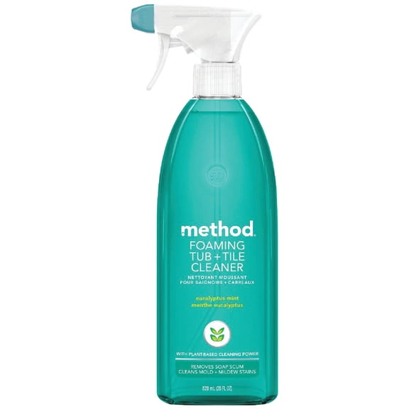 Method Foaming Bathroom Cleaner, Eucalyptis Mint, 28 Ounce