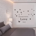 thumbnail image 3 of MUAXDA Love Quotes Wall Stickers, Inspirational Vinyl Art Couples Wall Decals for Home Bedroom Bathroom Living Room - I Love You, 3 of 6