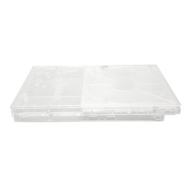 Yajisi Carcasa Transparente para Consola de Juegos PS Slim Serie 70000 Kit de Repuesto DIY Cubierta Protectora de Material ABS con Accesorios de Reparación para Videojuegos Retro